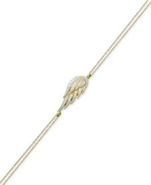 Wrapped Diamond Wing Chain Bracelet In Yellora (1/6 Ct. T.w.)