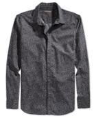 Calvin Klein Jeans Men's Speckle-texture-print Long-sleeve Shirt