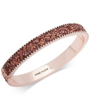 Anne Klein Glitter Bangle Bracelet, Created For Macy's