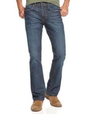 Joe's Jeans Rocker Slim-fit Bootcut Jeans, Medium Blue