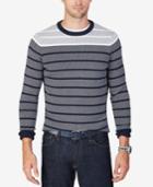Nautica Men's Striped Colorblocked Sweater