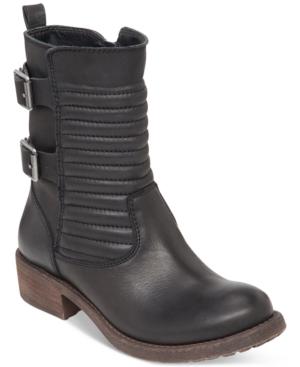 Lucky Brand Womens Dunes Mid-shaft Quilted Short Booties Women's Shoes