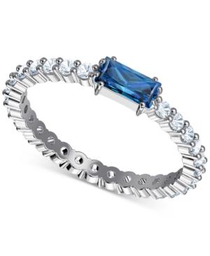 Swarovski Silver-tone Crystal Ring