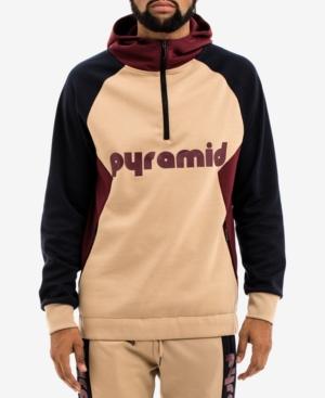 Black Pyramid Men's Colorblocked Logo-print Hoodie