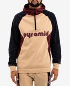 Black Pyramid Men's Colorblocked Logo-print Hoodie
