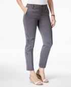 Style & Co Embroidered Skinny Pants In Regular & Petite Sizes, Created For Macy's