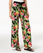 The Edit By Seventeen Juniors' Printed Soft Track Pants, Created For Macy's