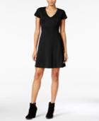 Maison Jules Short-sleeve Fit & Flare Dress, Only At Macy's