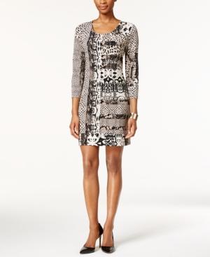 Style & Co. Animal-print Shift Dress, Only At Macy's