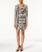 Style & Co. Animal-print Shift Dress, Only At Macy's