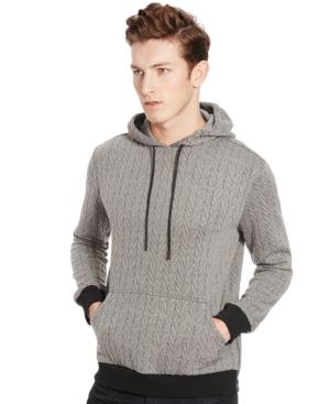 Kenneth Cole New York Herringbone Drawstring Hoodie
