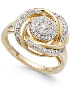 Wrapped In Love 14k Gold Diamond Knot Ring (1/2 Ct. T.w.)