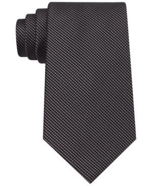 Calvin Klein Extra Long Steel Microsolid Slim Tie