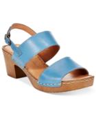 White Mountain Motor Block-heel Platform Sandals Women's Shoes