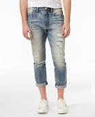 Guess Men's Slim-tapered Fit Stretch Destroyed Carpenter Jeans