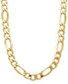 Men's Figaro Link Chain Necklace In 10k Gold