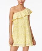 Be Bop Juniors' One-shoulder Lace A-line Dress