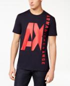 Armani Exchange Men's Enlarged Logo T-shirt