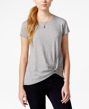 Maison Jules Twist-detail T-shirt, Only At Macy's