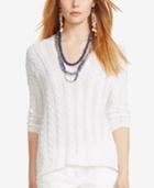 Polo Ralph Lauren Cable-knit Dolman Sweater
