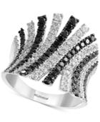 Effy Diamond Concave Fan Statement Ring (1-5/8 Ct. T.w.) In 14k White Gold