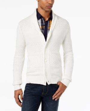 Sean John Men's Textured Cardigan