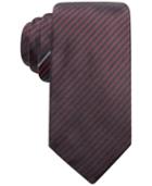 Alfani Men's Stripe Slim Silk Tie, Created For Macy's