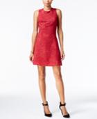 Bcbgeneration Faux-suede Fit & Flare Dress