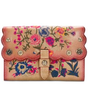 Patricia Nash Prairie Rose Embroidered Colli Wallet