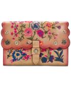 Patricia Nash Prairie Rose Embroidered Colli Wallet