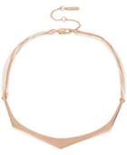 Kenneth Cole New York Two-tone Geometric Bar Collar Necklace