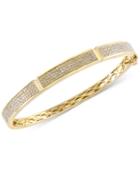 D'oro By Effy Diamond Bangle Bracelet (1 Ct. T.w.) In 14k Gold
