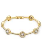 Danori 18k Gold-plated Cubic Zirconia Bangle Bracelet, Created For Macy's