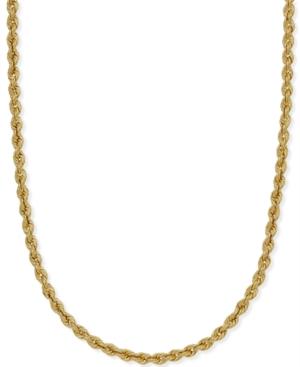 Rope Chain Necklace In 14k Gold