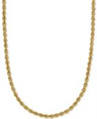 Rope Chain Necklace In 14k Gold