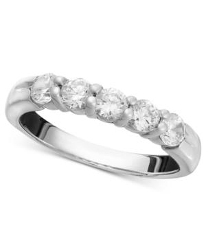 Diamond Ring, 14k White Gold Diamond Band (3/4 Ct. T.w.)