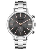Unlisted Men's Silvertone Multifunction Alloy Sport Watch, 45mm