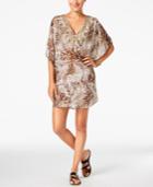 Miraclesuit Sheer Safari Embellished Caftan Cover-up Women's Swimsuit