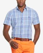 Polo Ralph Lauren Men's Men's Short-sleeve Plaid Seersucker Shirt