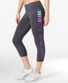 Ideology It's Gym Time Graphic Cropped Leggings, Only At Macy's