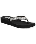 Yellow Box Bettie Thong Wedge Sandals Women's Shoes