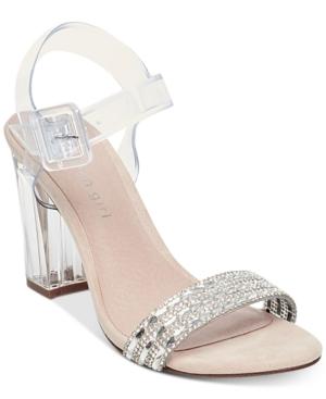 Madden Girl Trena Lucite-heel Dress Sandals