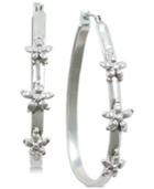 Lucky Brand Silver-tone Extra Large Hoop Earrings