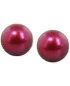 Honora Style Cherry Cultured Freshwater Pearl Stud Earrings In Sterling Silver (9mm)