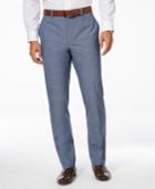 Alfani Men's Slim Flat-front Chambray Pants, Only At Macy's