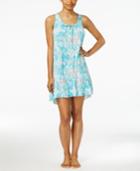 Ellen Tracy Flounce-hem Short Nightgown