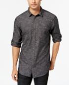 Inc International Concepts Men's Studded Chambray Shirt, Created For Macy's