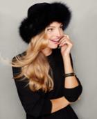 The Fur Vault Fox-fur-trim Cashmere Hat