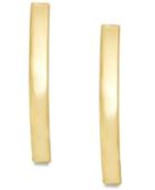 Stick Linear Earrings In 10k Gold