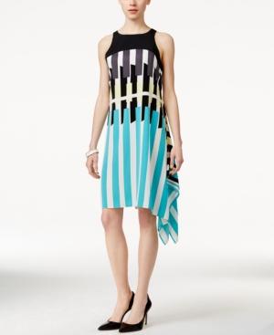 Alfani Printed Handkerchief Dress, Only At Macy's